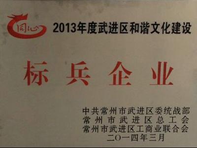 晨光涂料荣获&ldquo;2013年度武进区和谐文化建设标兵企业&rdquo;